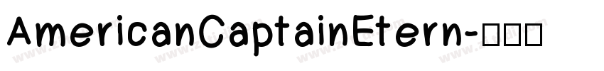 AmericanCaptainEtern字体转换