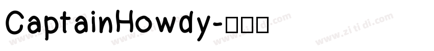 CaptainHowdy字体转换
