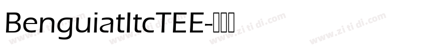 BenguiatItcTEE字体转换
