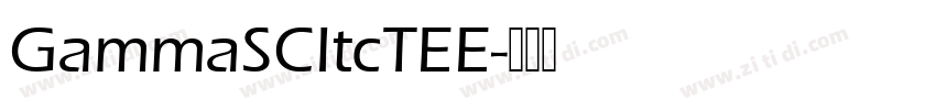 GammaSCItcTEE字体转换