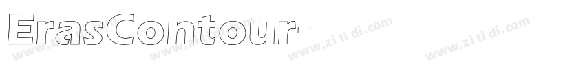 ErasContour字体转换