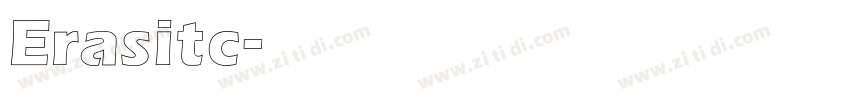 Erasitc字体转换