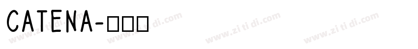 CATENA字体转换