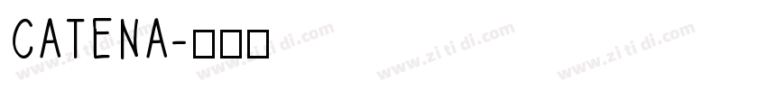 CATENA字体转换