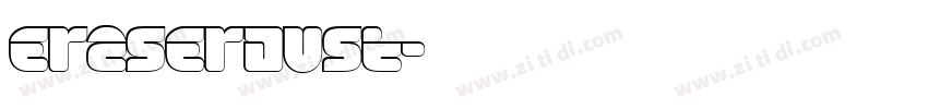 eraserDust字体转换