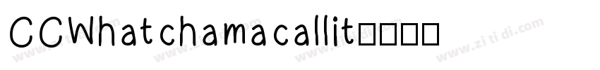 CCWhatchamacallit字体转换