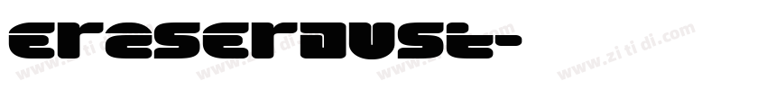eraserDust字体转换