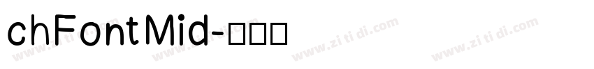 chFontMid字体转换