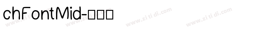 chFontMid字体转换