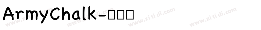 ArmyChalk字体转换