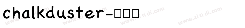 chalkduster字体转换