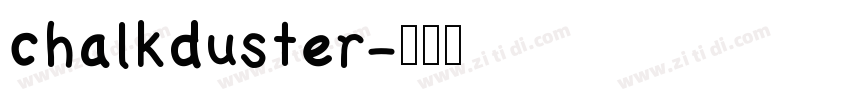 chalkduster字体转换