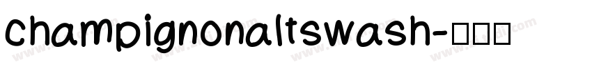 champignonaltswash字体转换