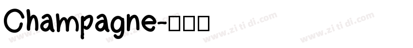 Champagne字体转换