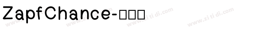 ZapfChance字体转换