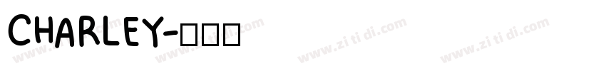 CHARLEY字体转换