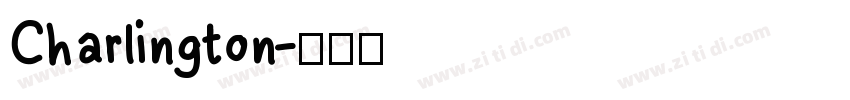 Charlington字体转换