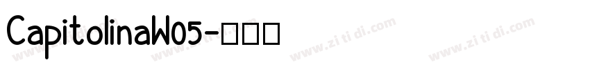 CapitolinaW05字体转换