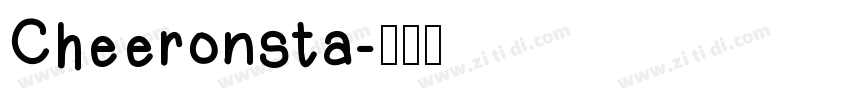 Cheeronsta字体转换