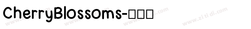 CherryBlossoms字体转换