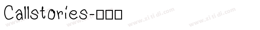 Callstories字体转换