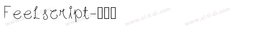 Feelscript字体转换