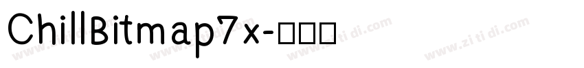 ChillBitmap7x字体转换