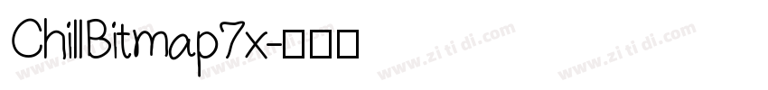 ChillBitmap7x字体转换