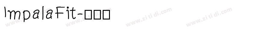 ImpalaFit字体转换