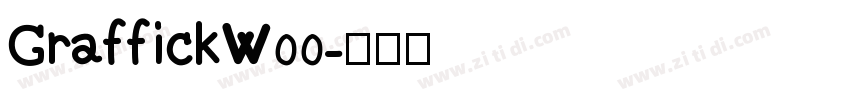 GraffickW00字体转换