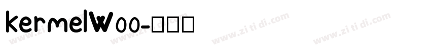 KermelW00字体转换