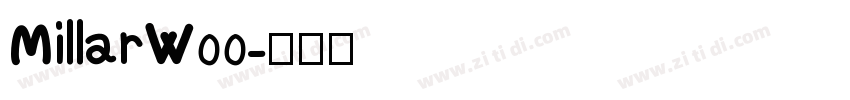 MillarW00字体转换