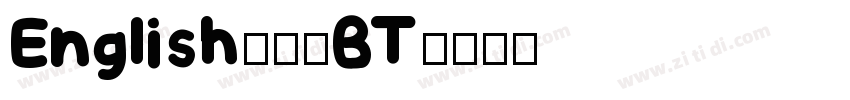 English157BT字体转换