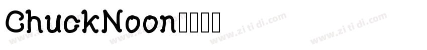 ChuckNoon字体转换