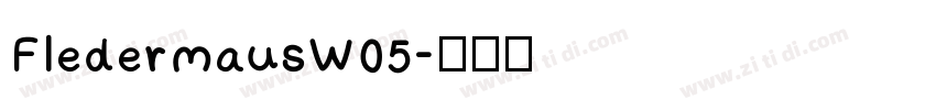 FledermausW05字体转换