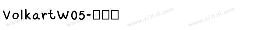 VolkartW05字体转换