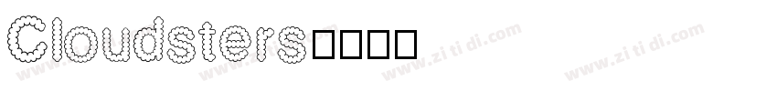 Cloudsters字体转换