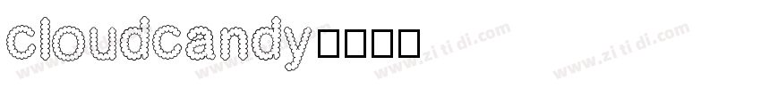 cloudcandy字体转换