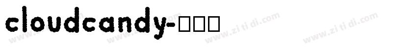 cloudcandy字体转换