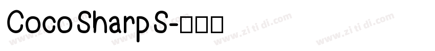 CocoSharpS字体转换
