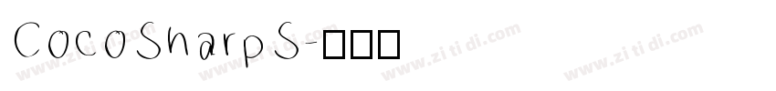 CocoSharpS字体转换