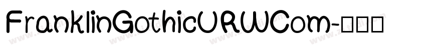 FranklinGothicURWCom字体转换