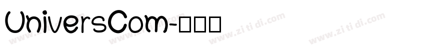 UniversCom字体转换