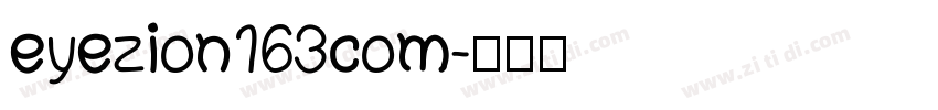 eyezion163com字体转换