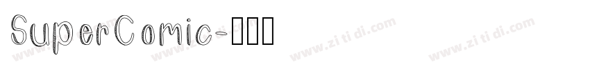 SuperComic字体转换