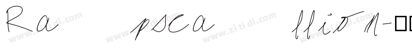 Rapscallion字体转换
