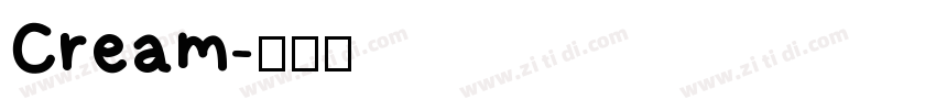 Cream字体转换