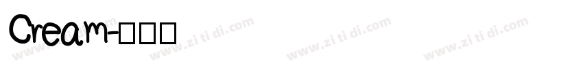 Cream字体转换