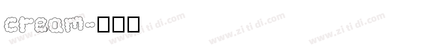 Cream字体转换