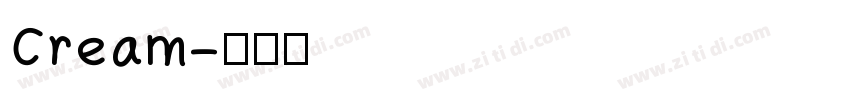 Cream字体转换